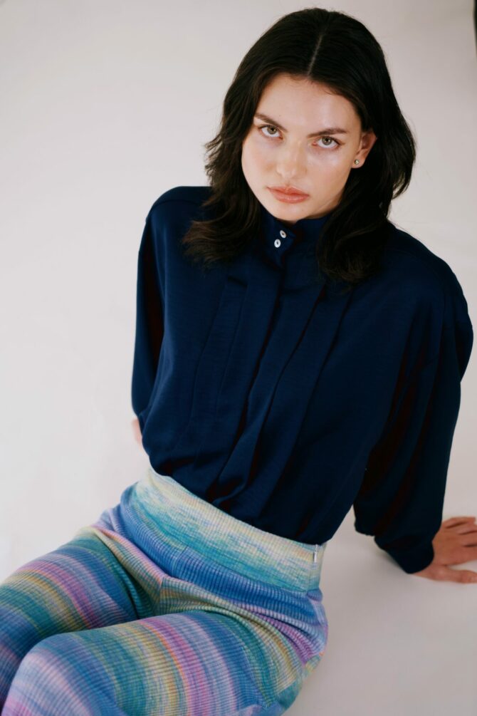 Baroque shirt blue version